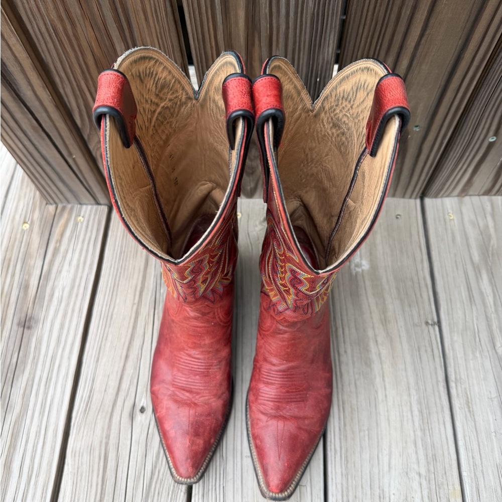 Vintage style ML Leddy Vaquero Boots 8.5 Women - Picture 3 of 9